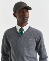 Pull col V en laine d'agneau ultrafine