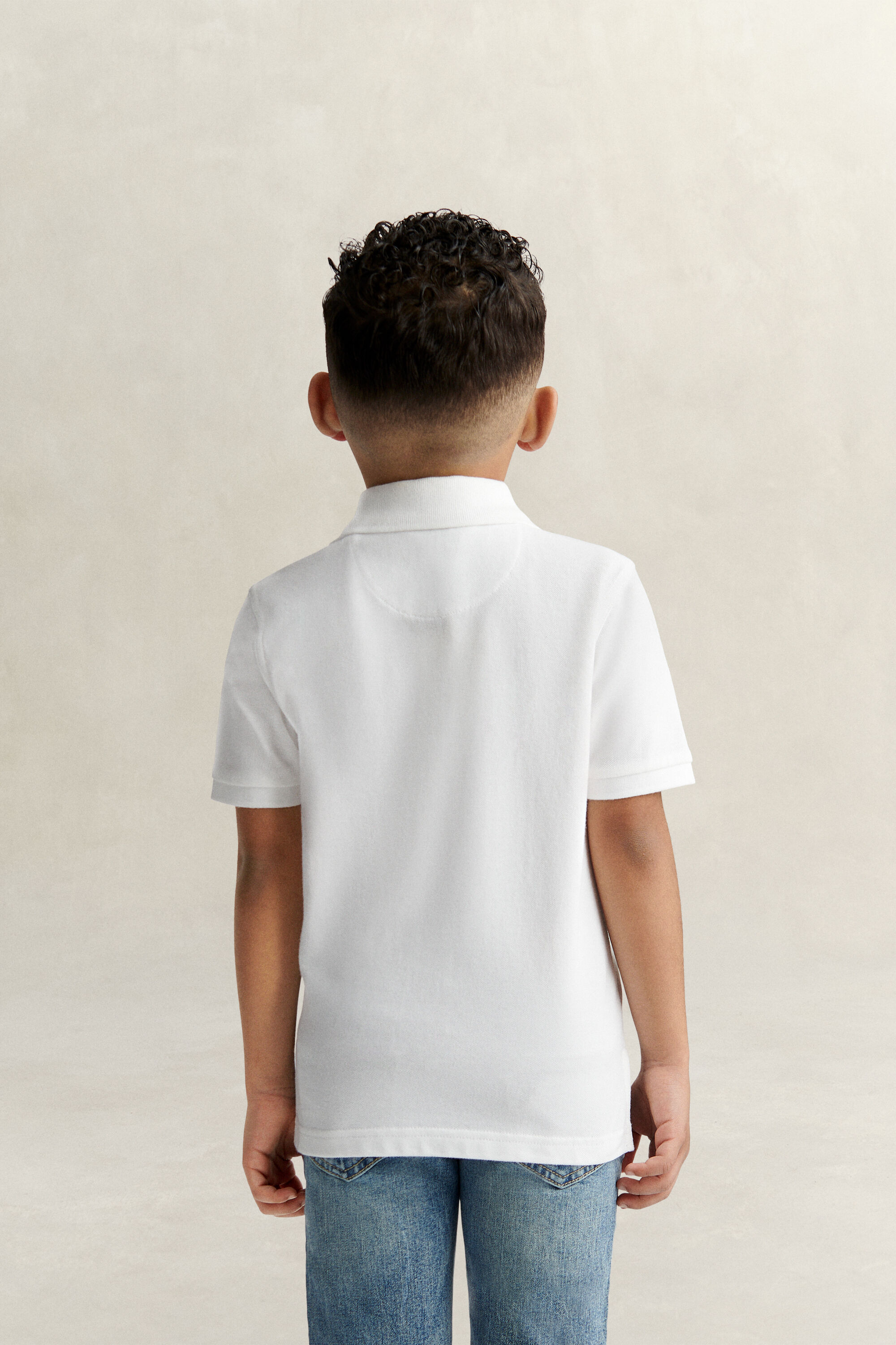 Polo en coton piqué Shield Enfant