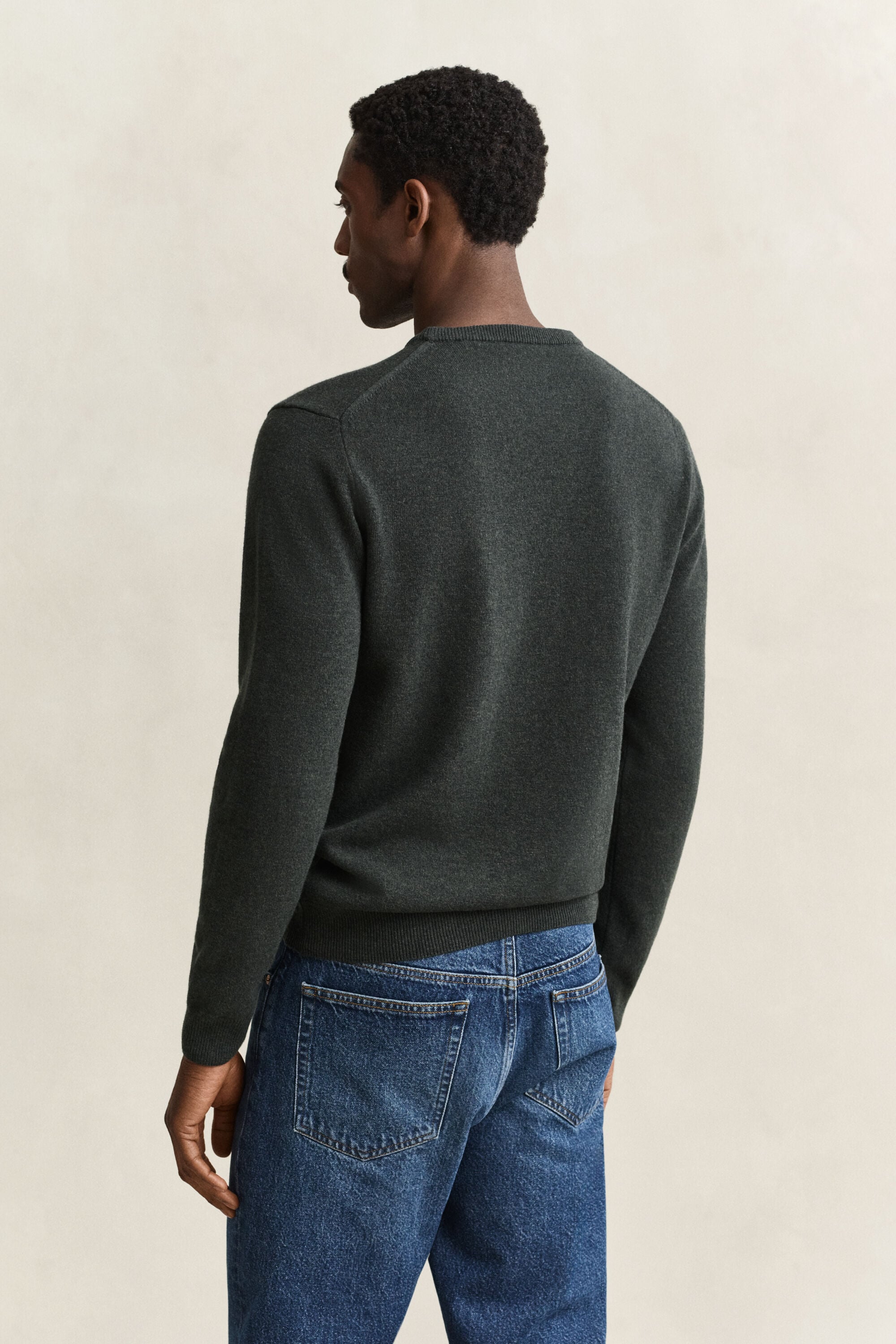 Pull col rond en laine d’agneau