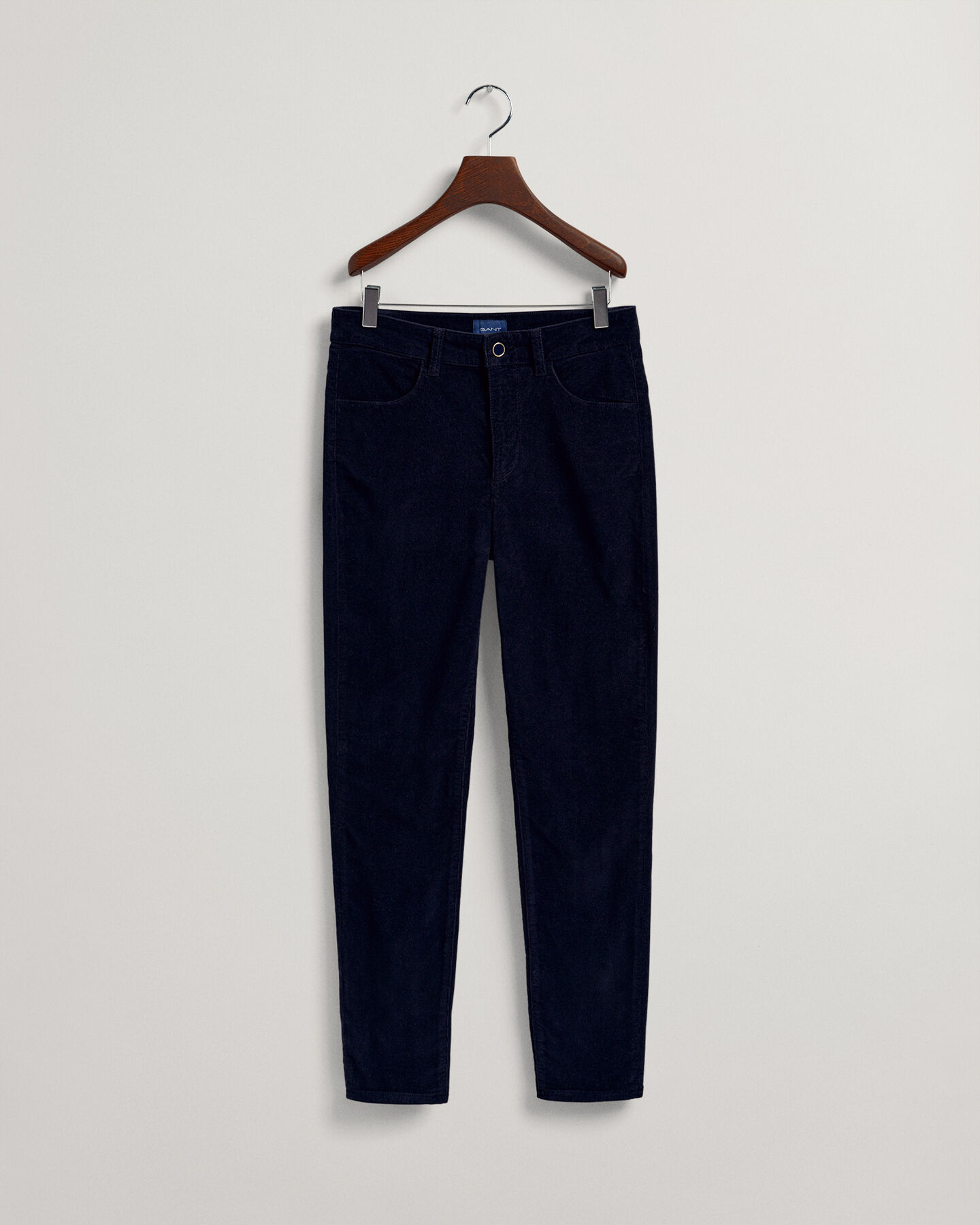 Farla Slim Fit cropped jeans van corduroy