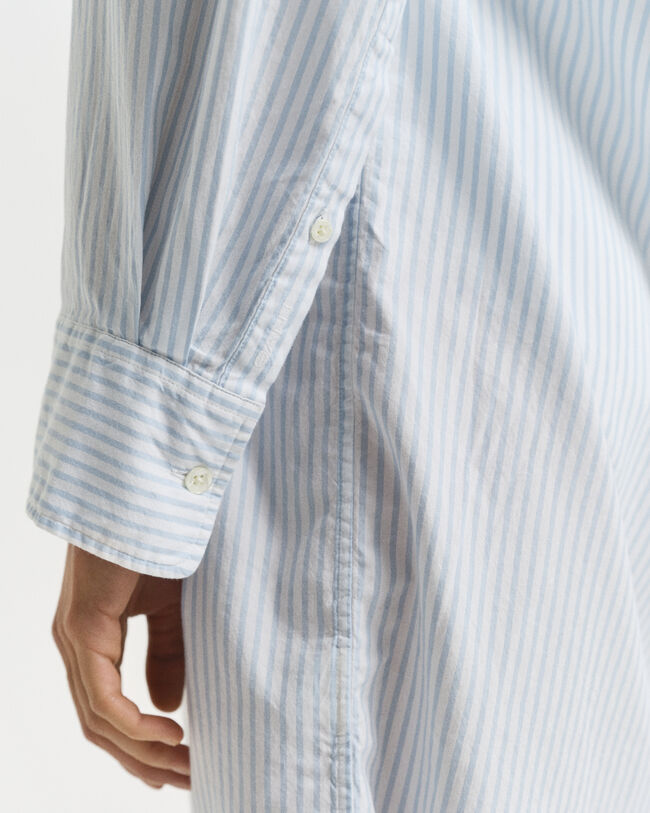 Robe ultra-ample à rayures Luxury Oxford