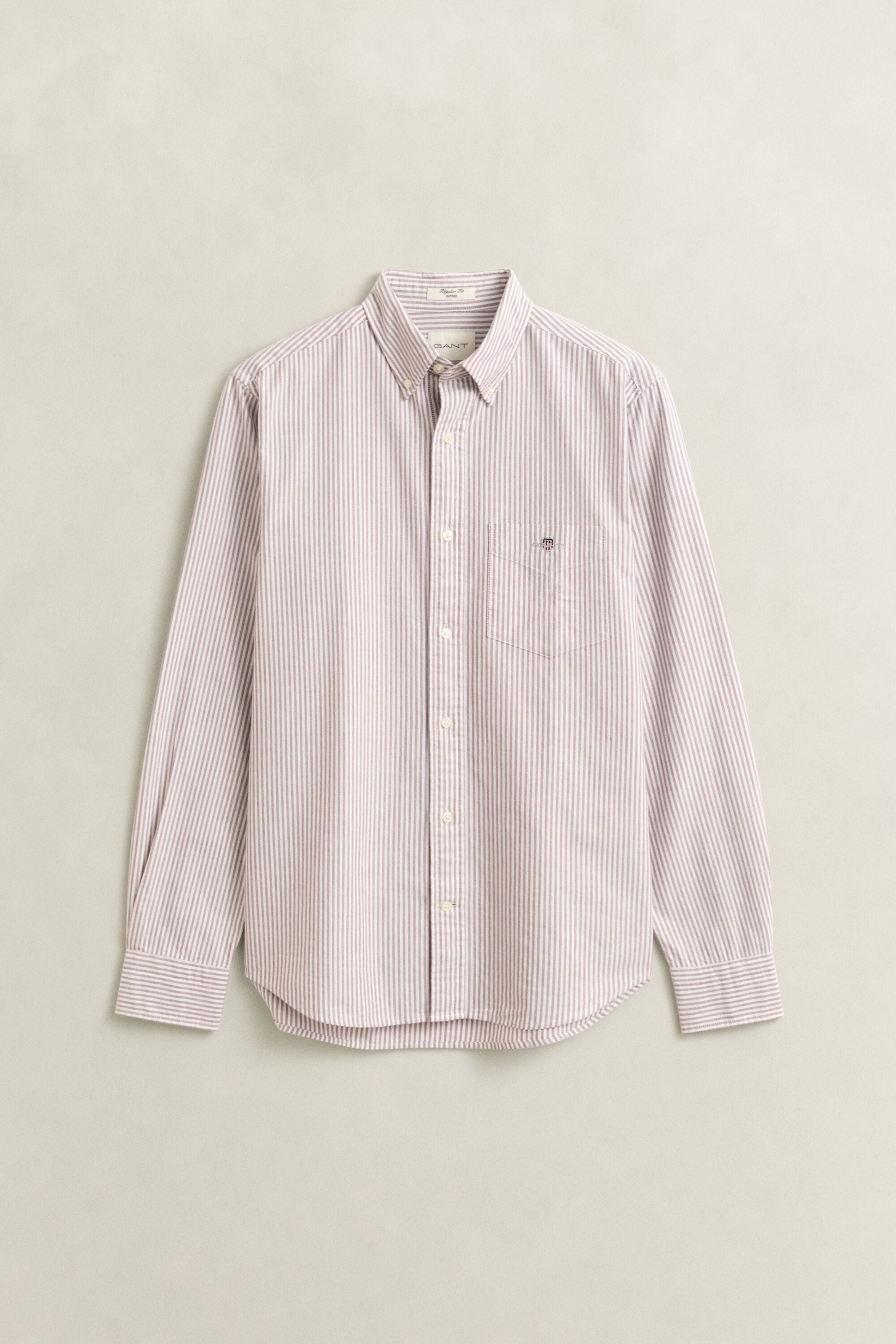 Classic Regular gestreept Oxford-hemd