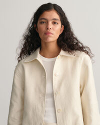 Textured overhemdjack