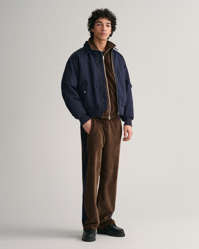 Veste de survêtement en velours