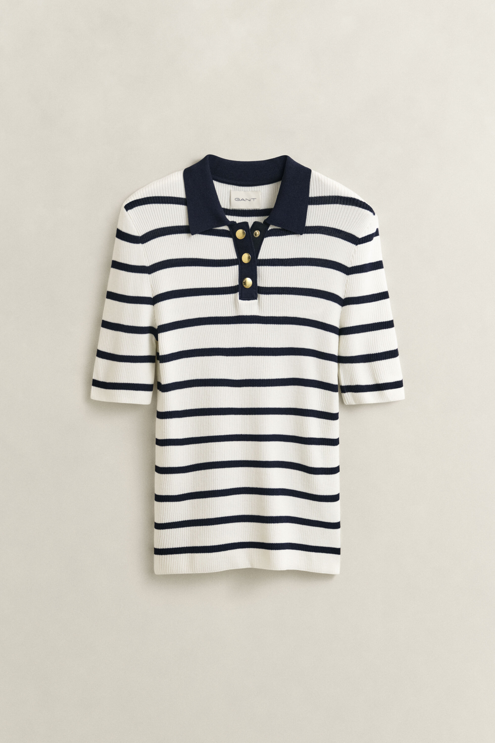 Rugger en maille à rayures