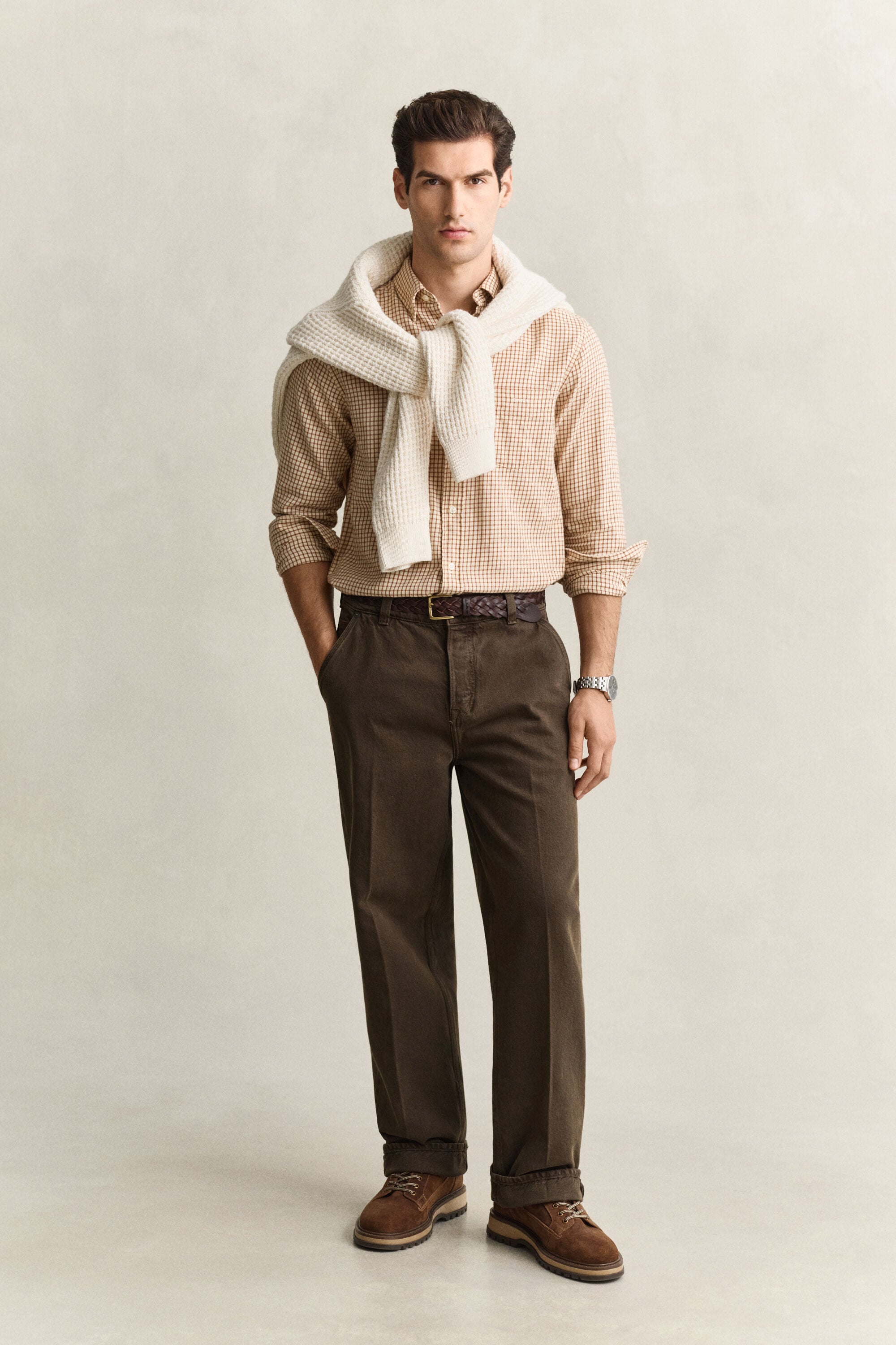 Geruit hemd van Windblown-flanel