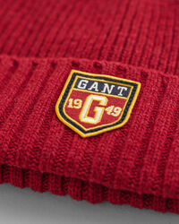 Cadeauset met wollen beanie en sjaal met badge