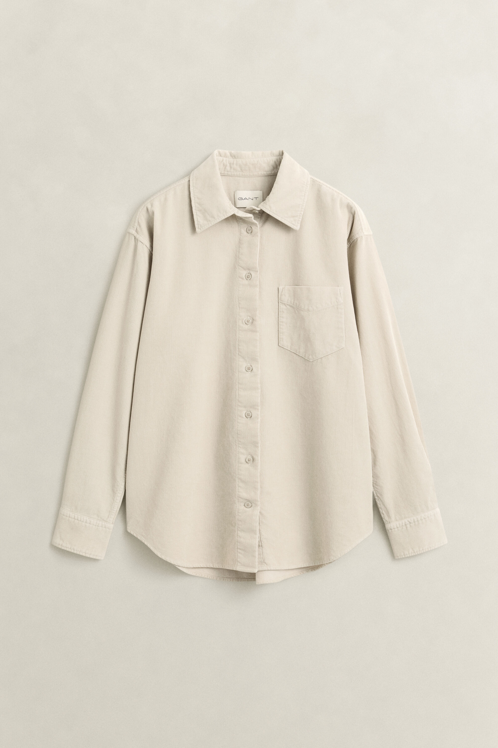 Relaxed corduroy hemd