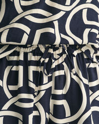 Short relaxed fit à imprimé Monogram Pull-On