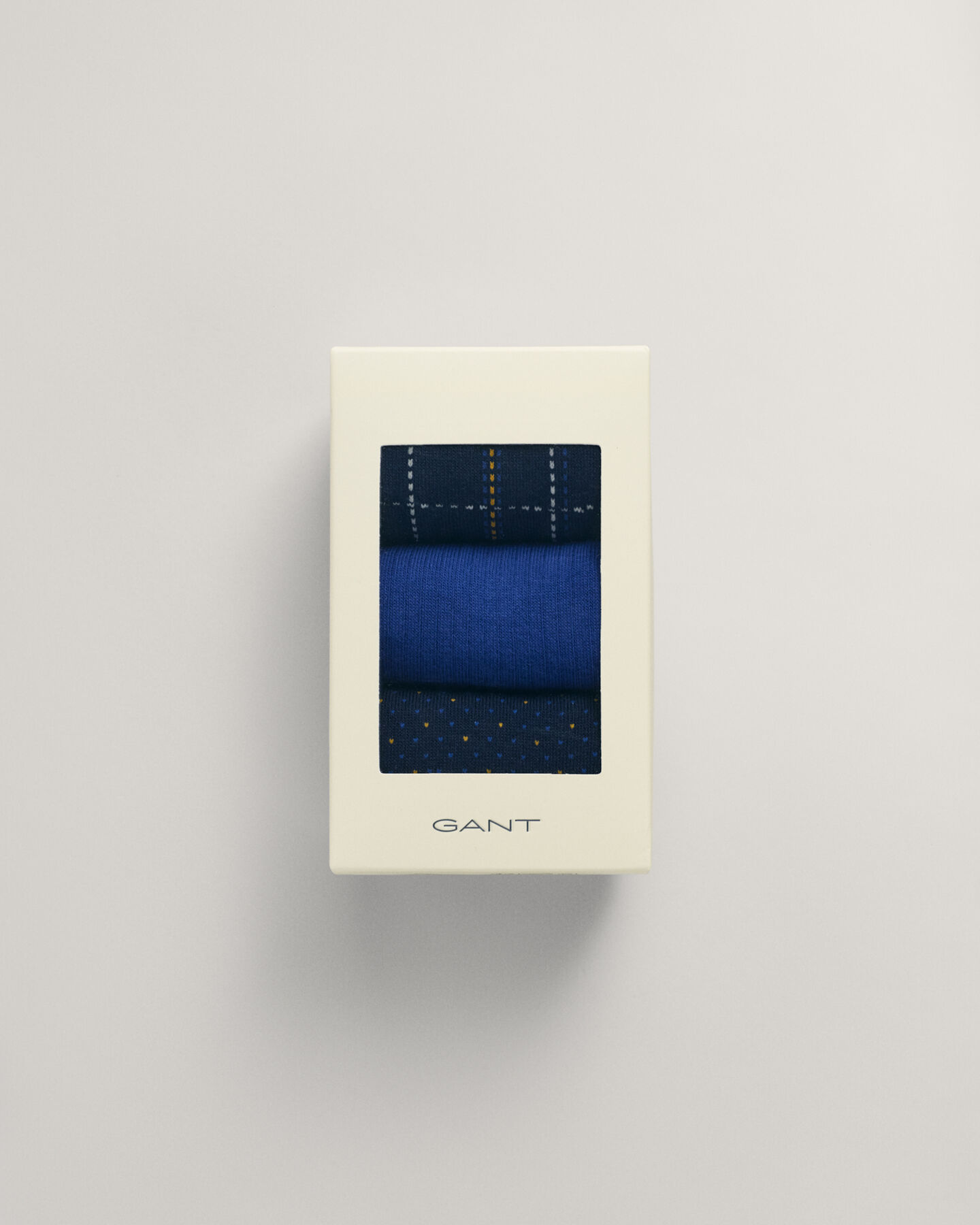 Set van drie paar sokken in cadeauverpakking