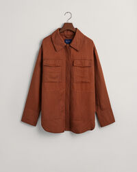 Hemdjack van linnen en viscose