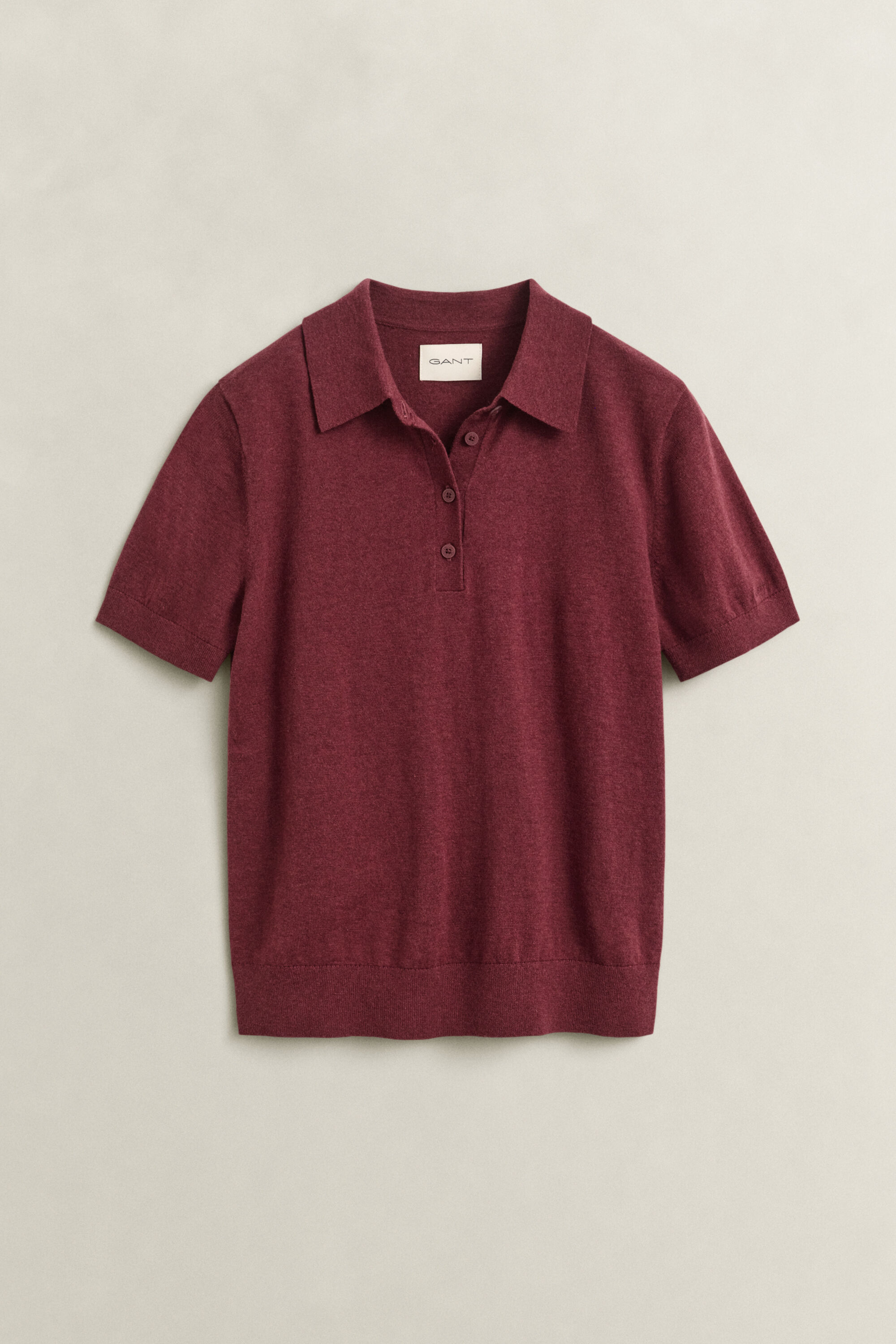 Pull léger façon polo en maille