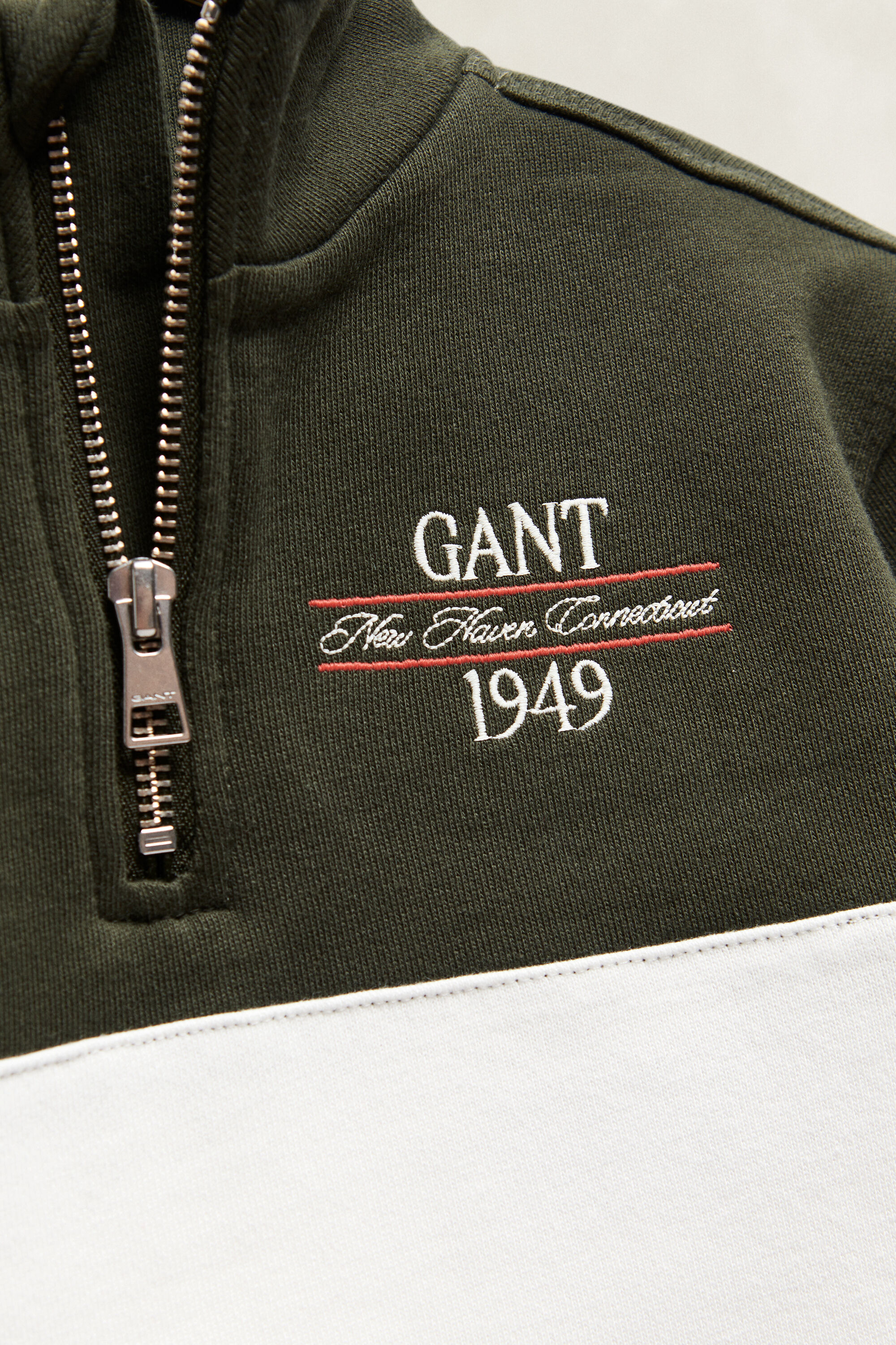 Set van sweatshirt met korte rits en joggingbroek voor jongens