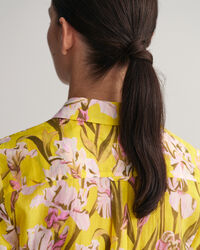 Chemise regular fit en coton et soie &agrave; imprim&eacute; Iris