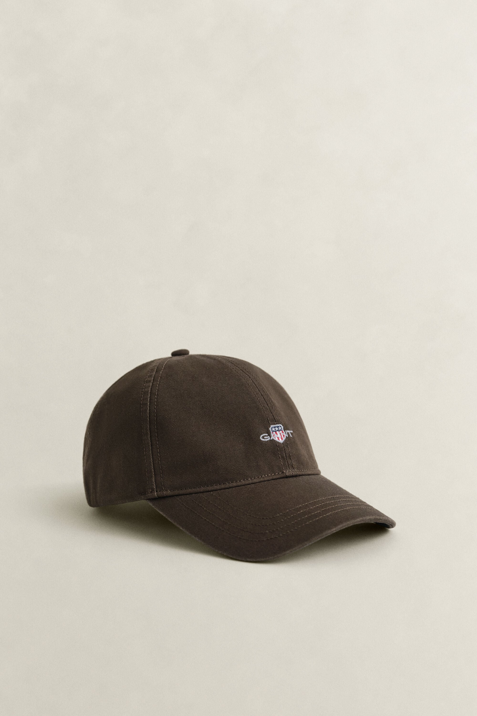 Casquette en sergé de coton avec écusson