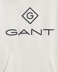 Logo hoodie van sweatstof