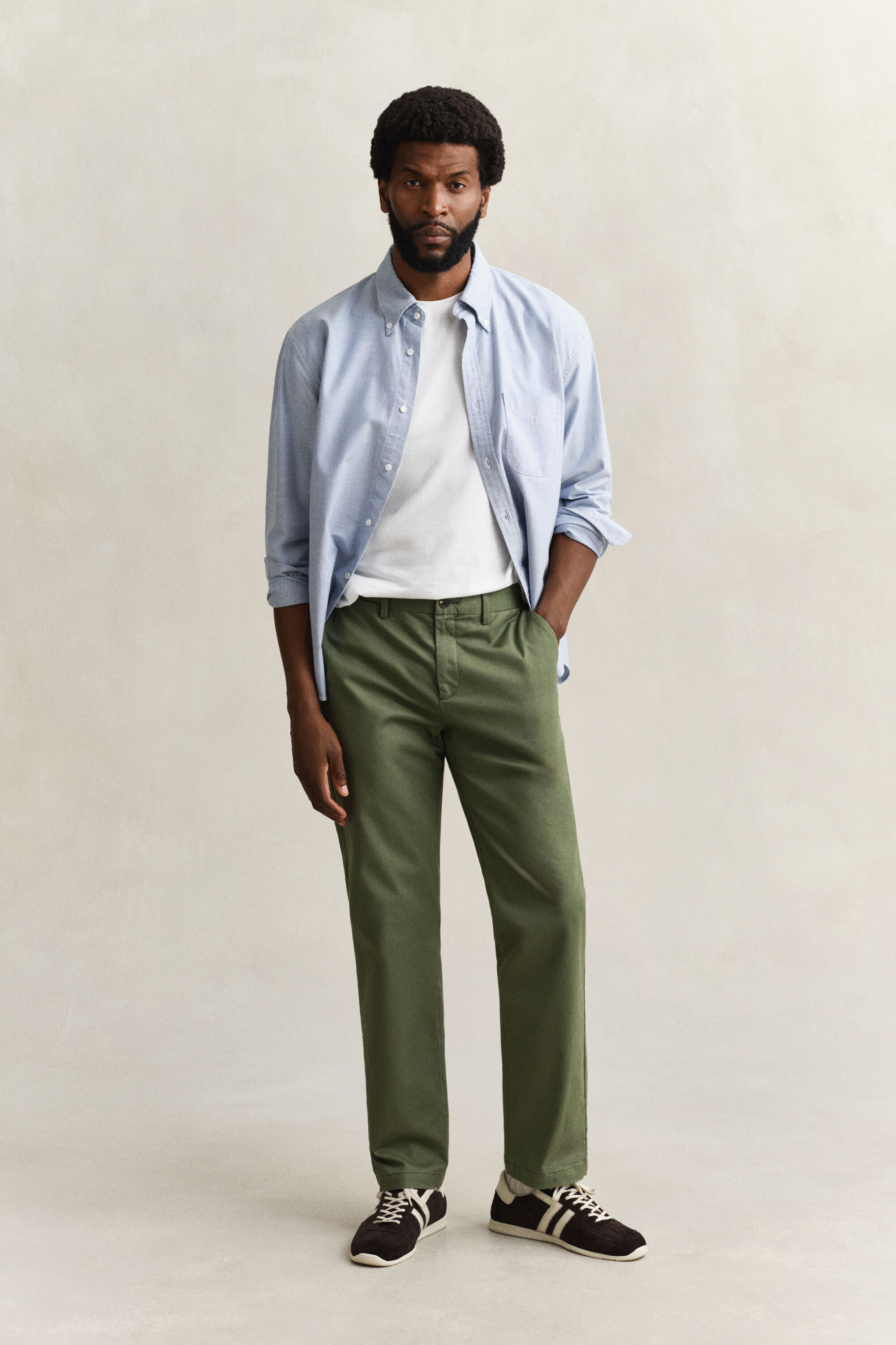 Pantalon chino coupe regular Smart