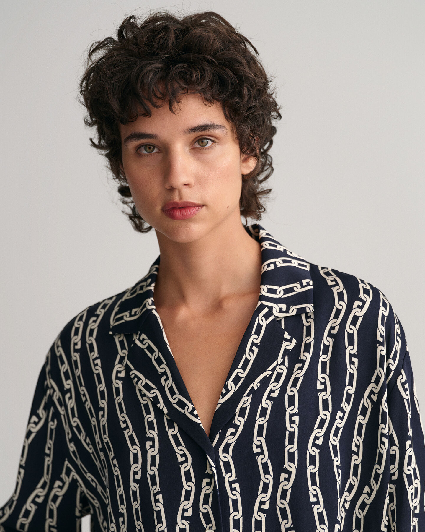Relaxed Fit Chain Print pyjamajasje