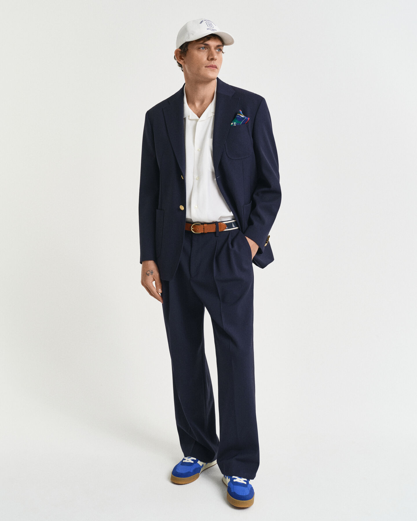 Relaxed Fit Badge Club Blazer