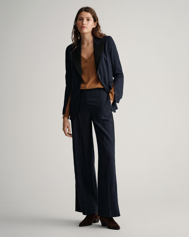 Pantalon taille haute Tuxedo