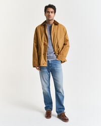 Trui met ronde hals van mouliné wolmix