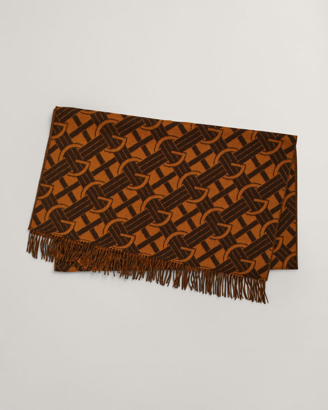 G Patterned geweven sjaal