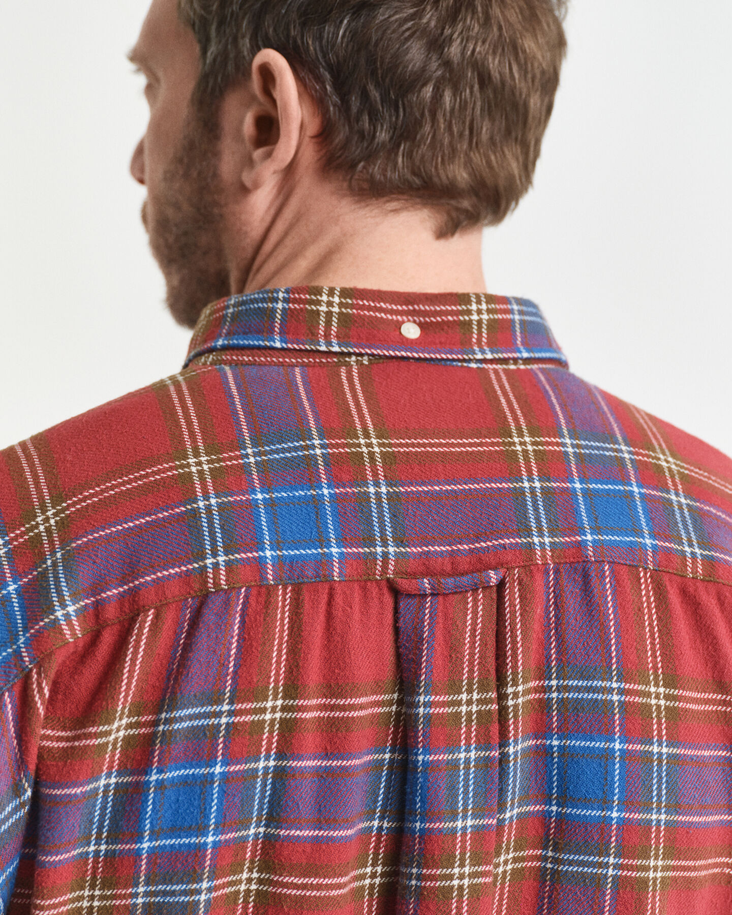 Relaxed Fit geruit hemd van keperstof