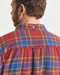 Relaxed Fit geruit hemd van keperstof