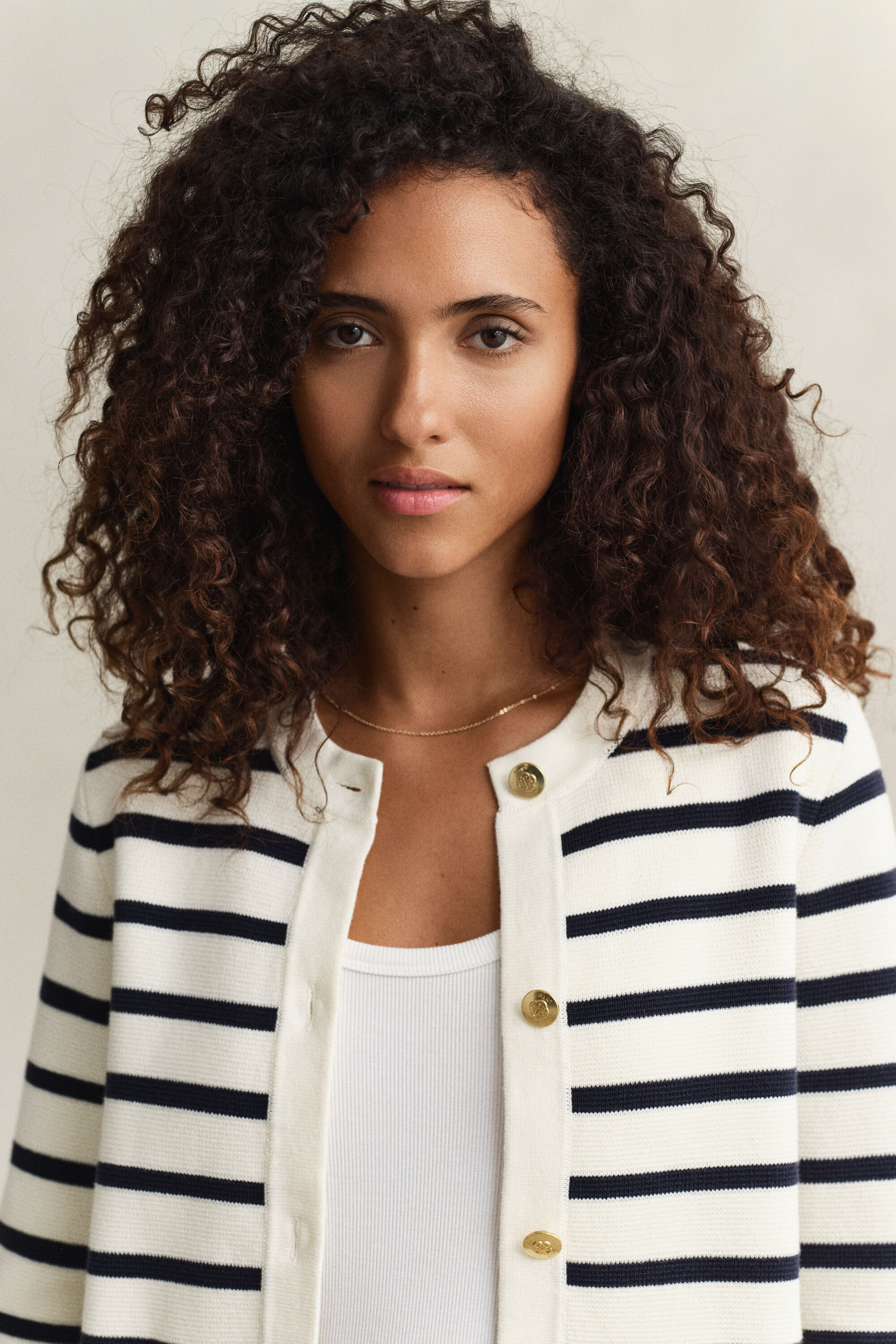 Veste en maille de coton