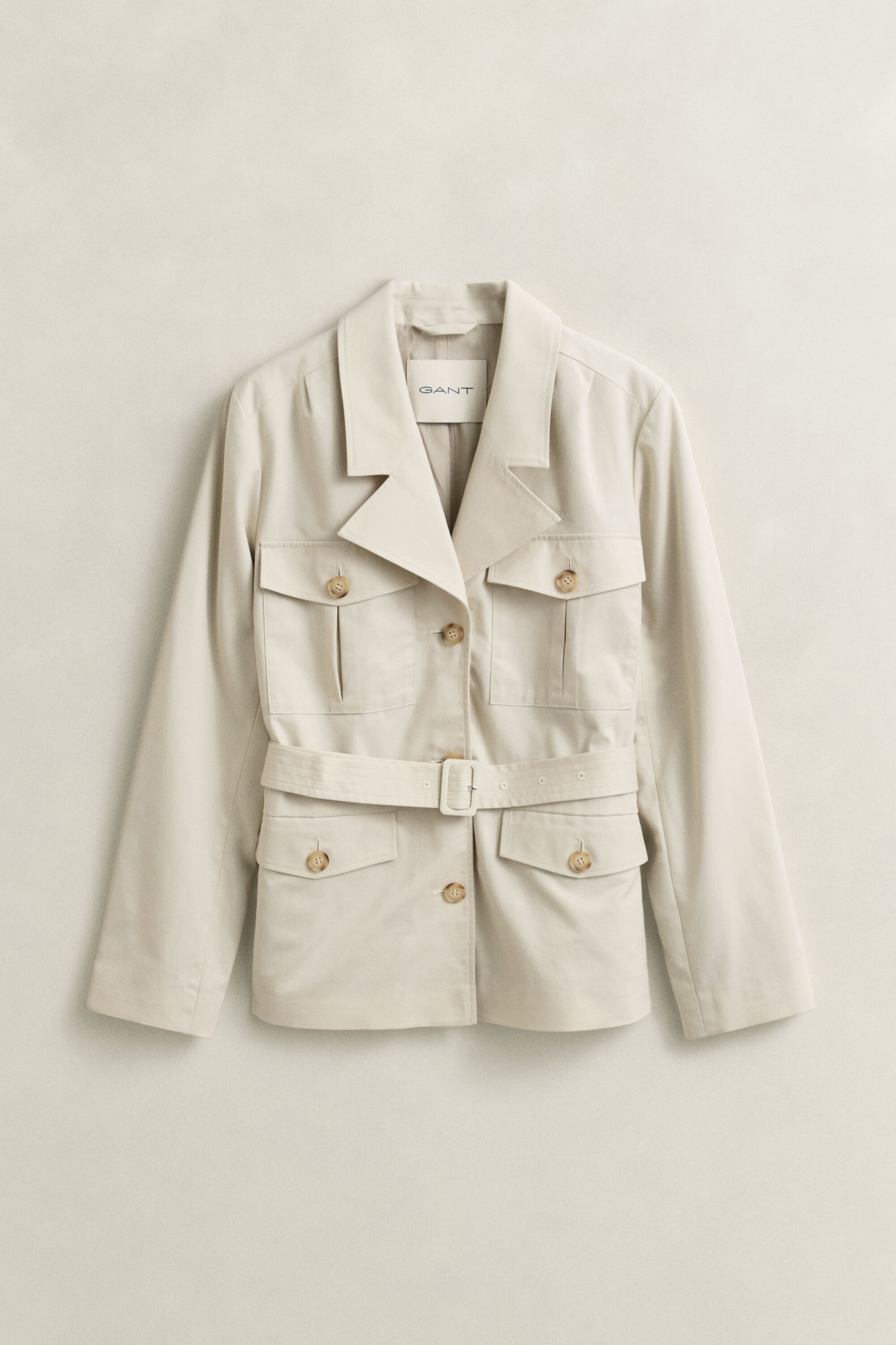 Veste style militaire avec ceinture