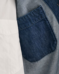 Chambray overhemdjack