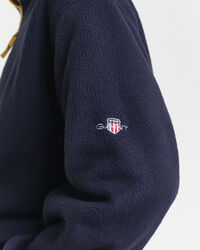 Fleecetrui met kleurblok