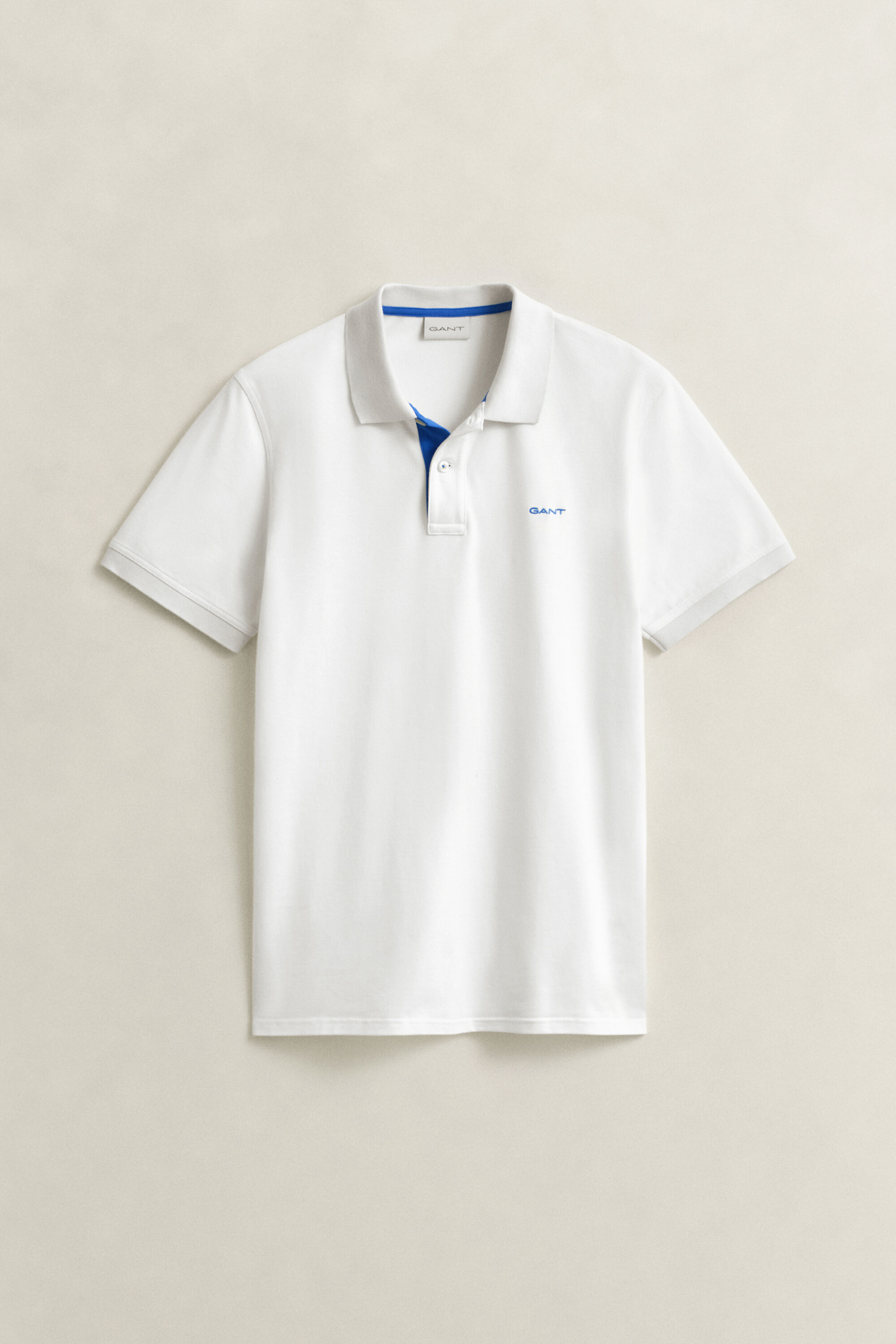 Polo en coton piqué contrastant
