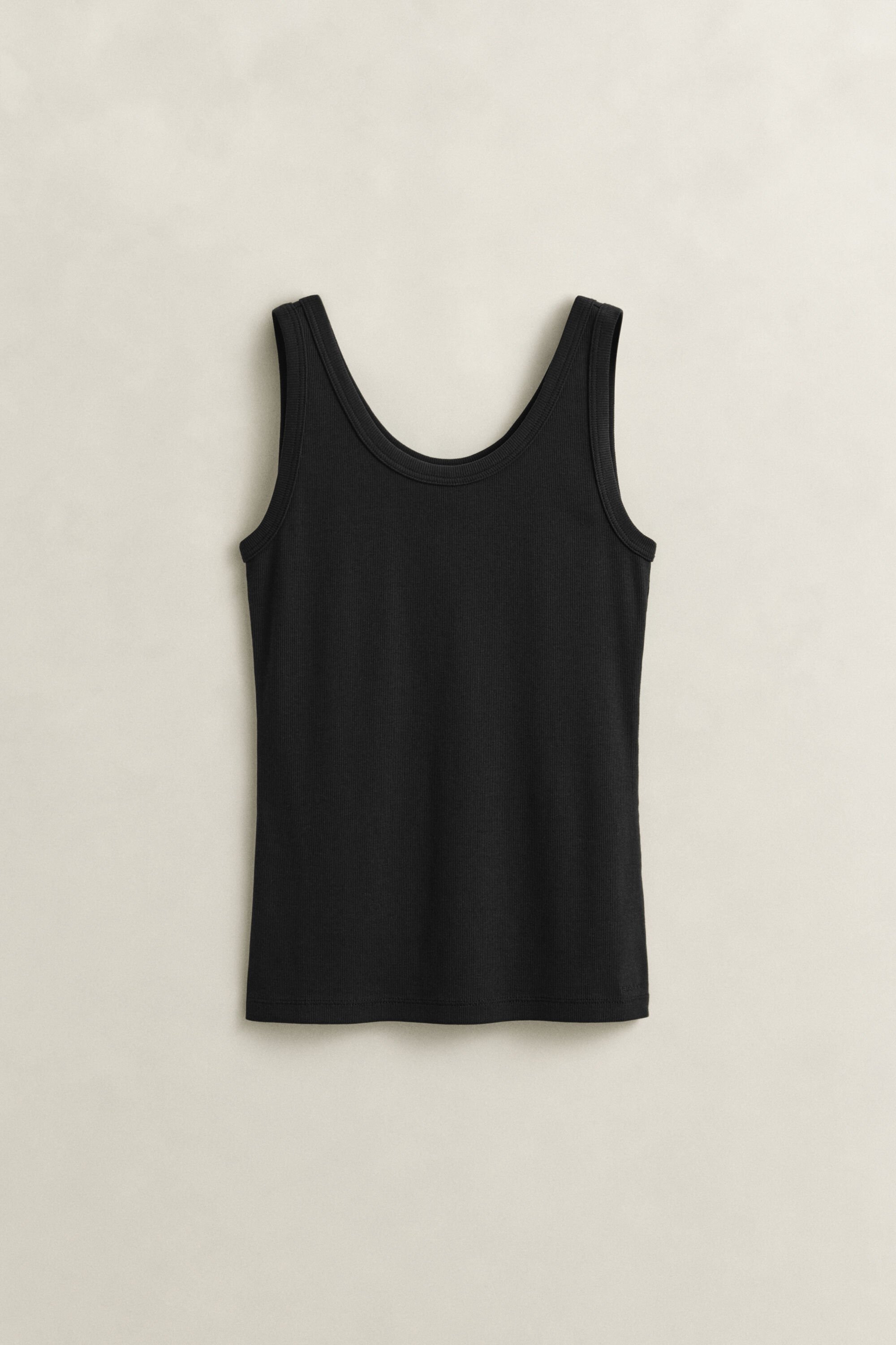 Geribde tanktop