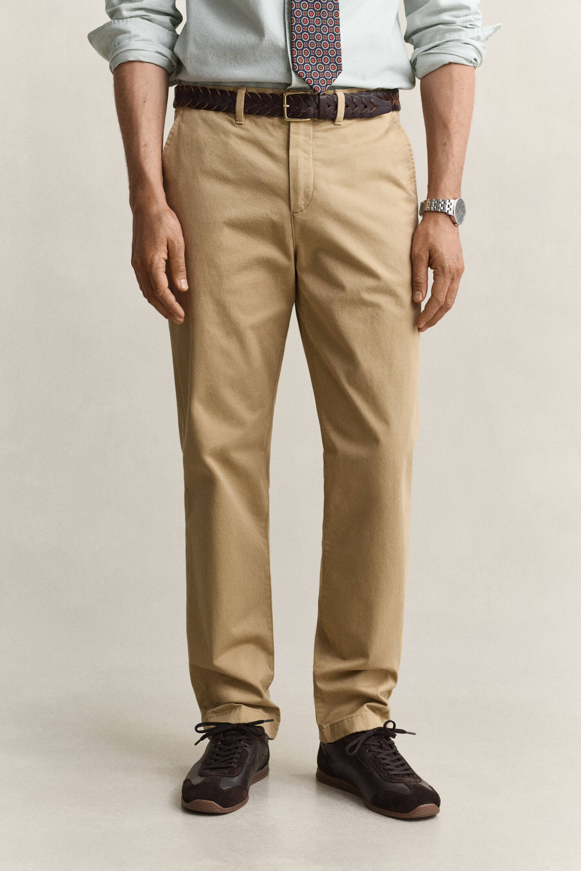 Klassieke chino met normale pasvorm