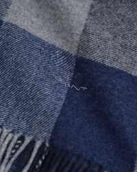 Écharpe en laine à carreaux variés