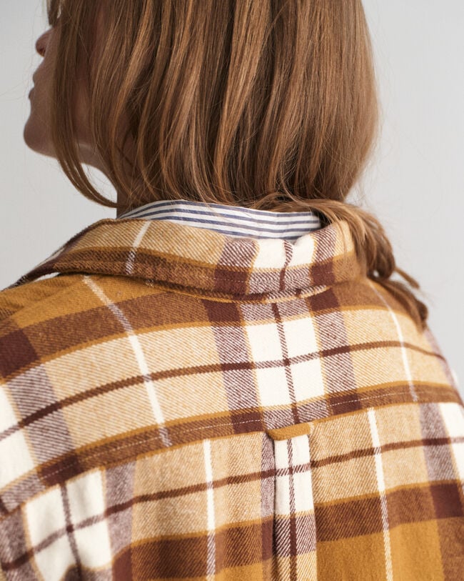 Surchemise en flanelle à carreaux