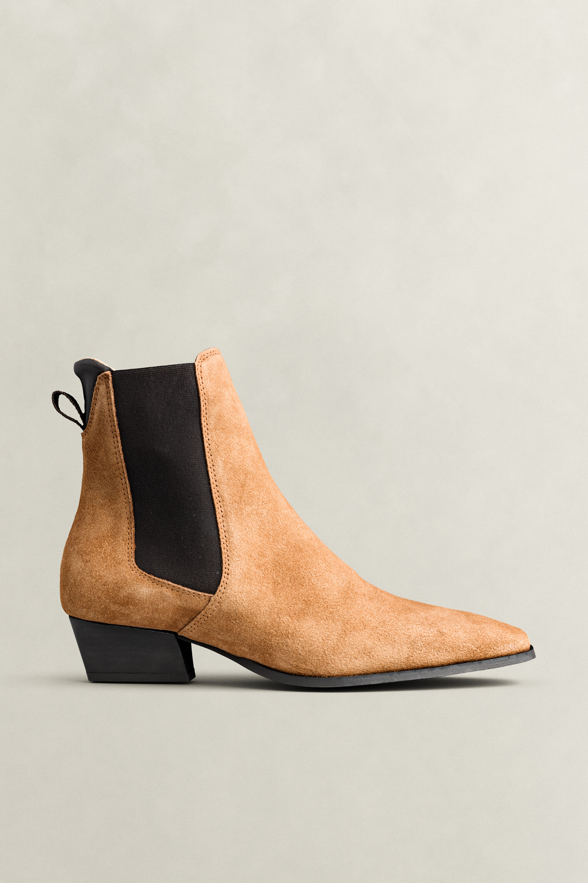Bottines Chelsea en daim Bassotte
