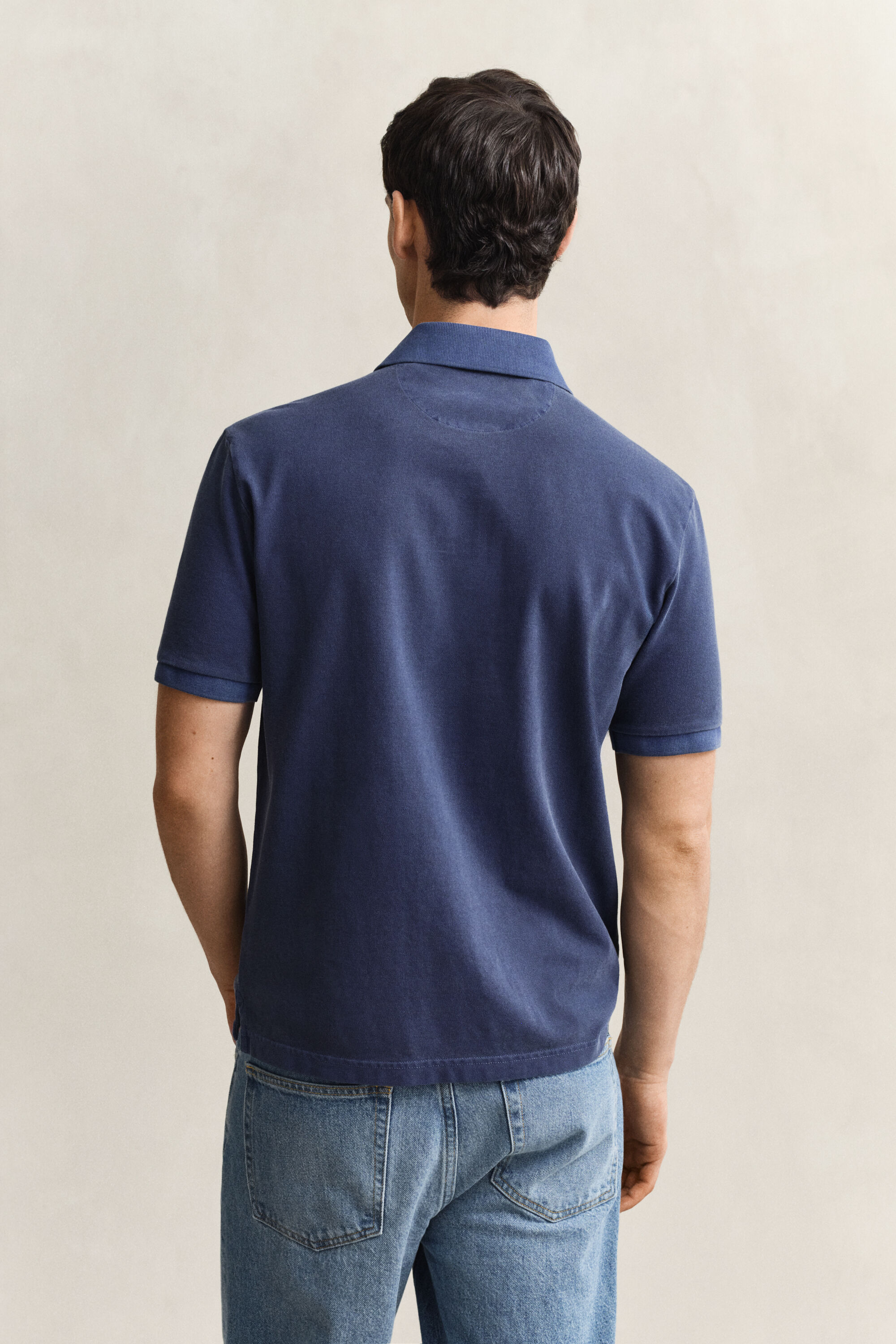 Zonverbleekt poloshirt