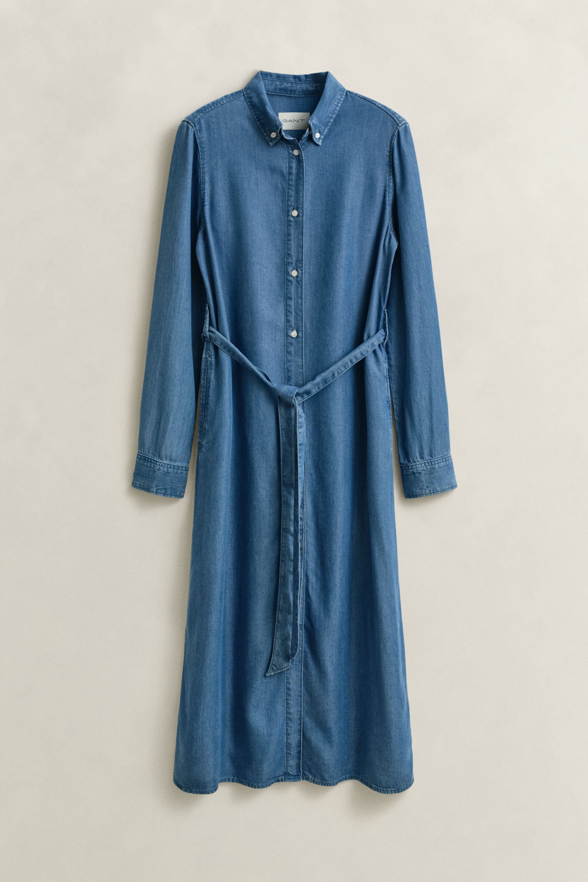 Robe-chemise en chambray