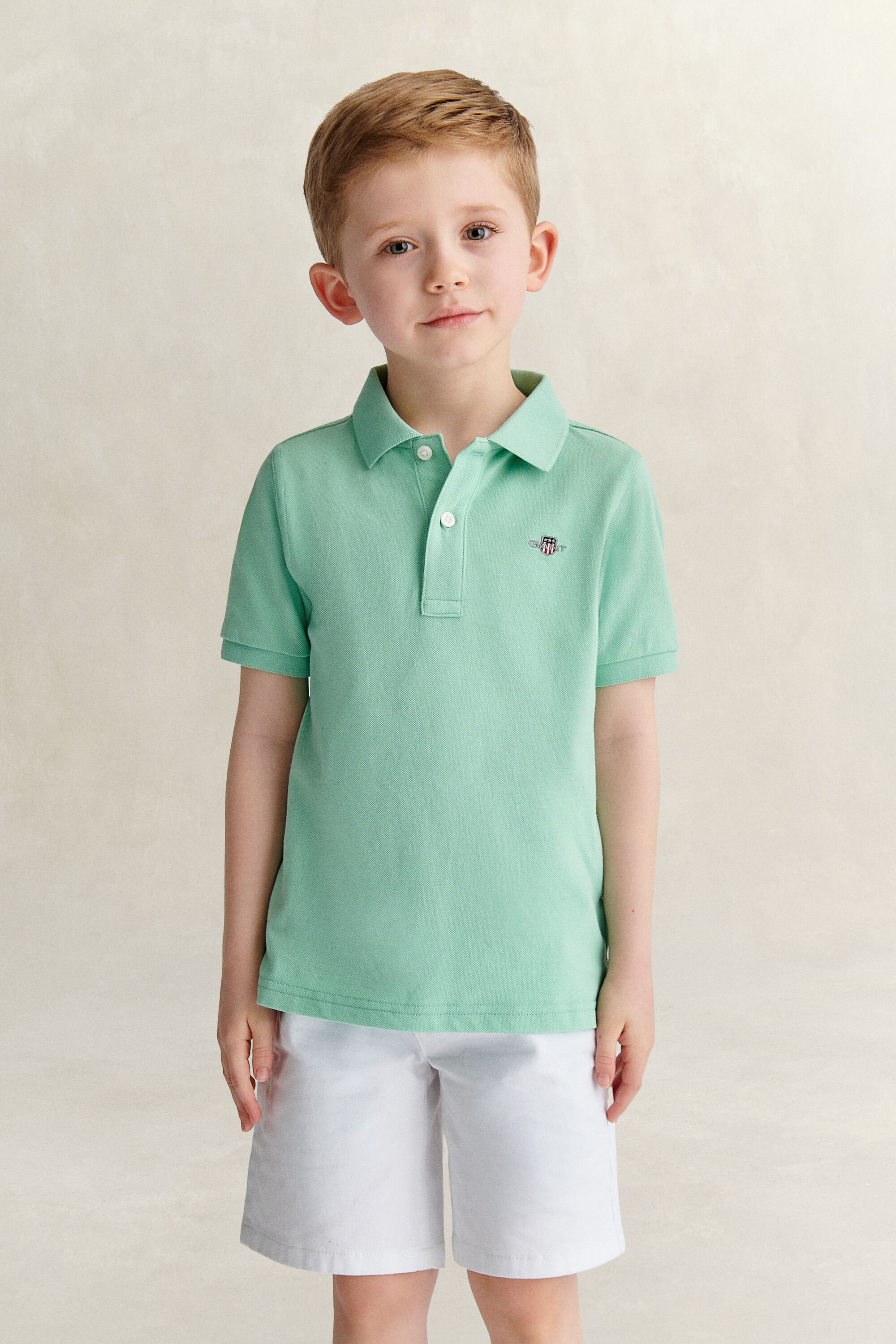 Polo en coton piqué Shield Enfant