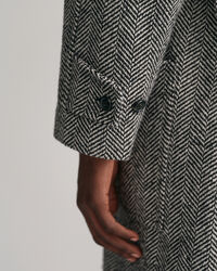 Balmacaan wollen jas