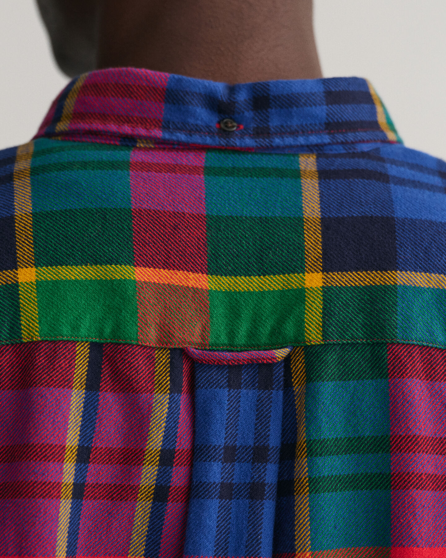 Relaxed Fit geruit hemd van keperstof