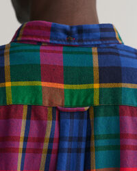 Relaxed Fit geruit hemd van keperstof