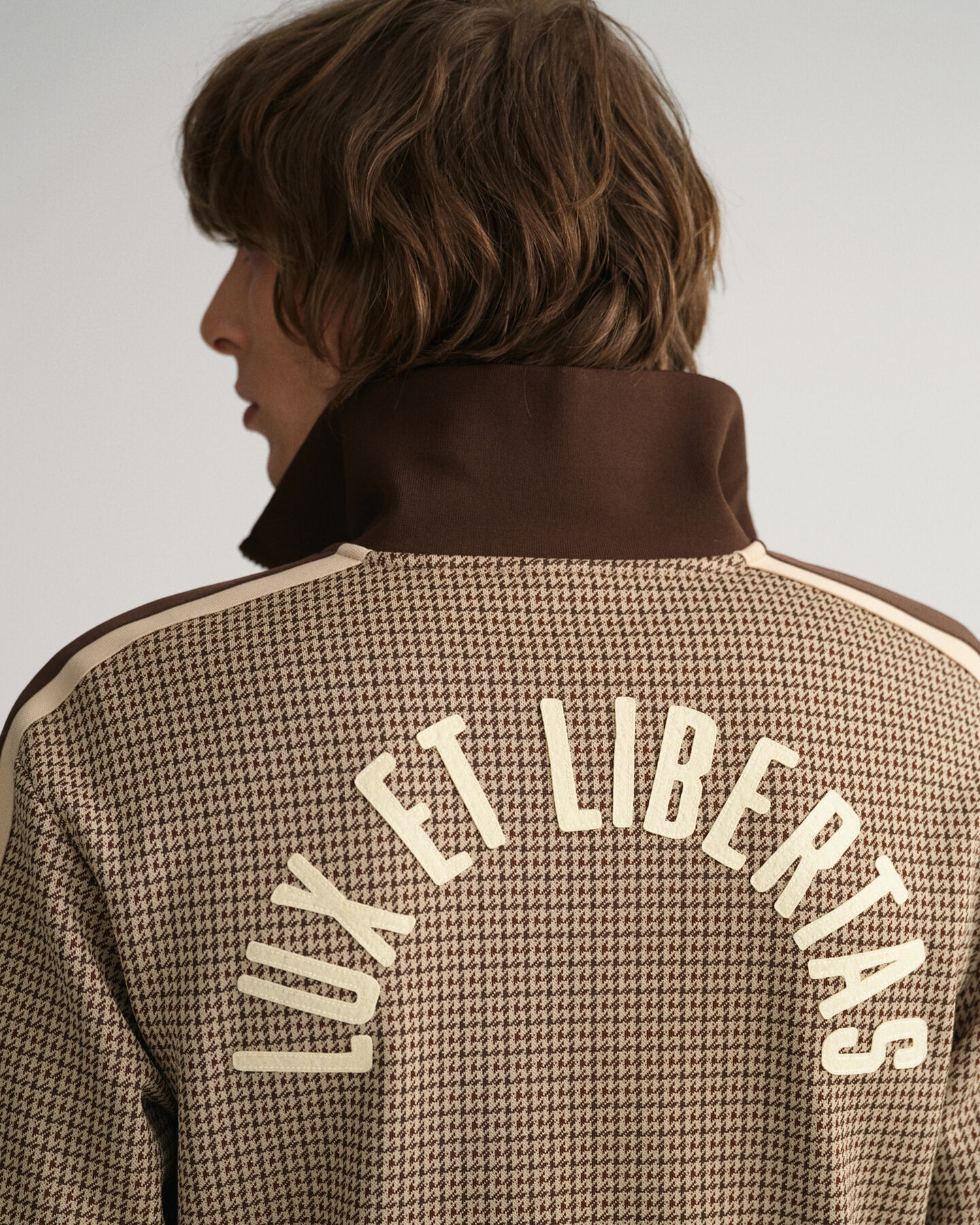 Veste à motif pied-de-poule Tracksuit