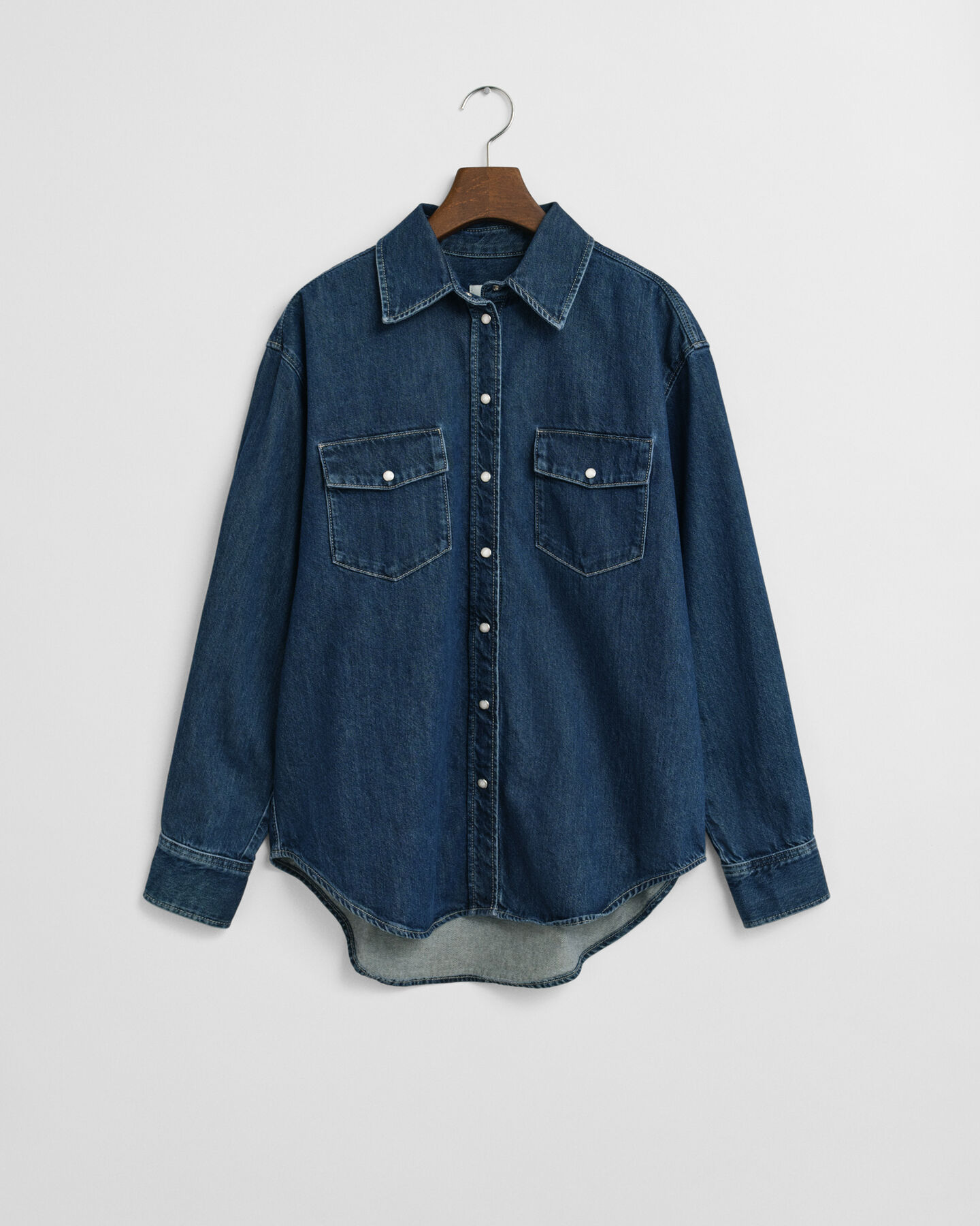 Relaxed Fit denim hemd met zak