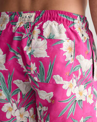 Oleander Print Swim Shorts