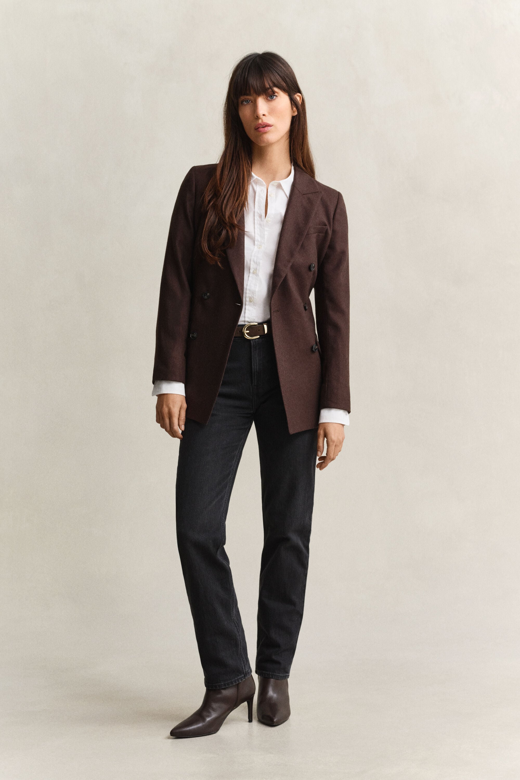 Classic Slim Oxford-hemd met stretch