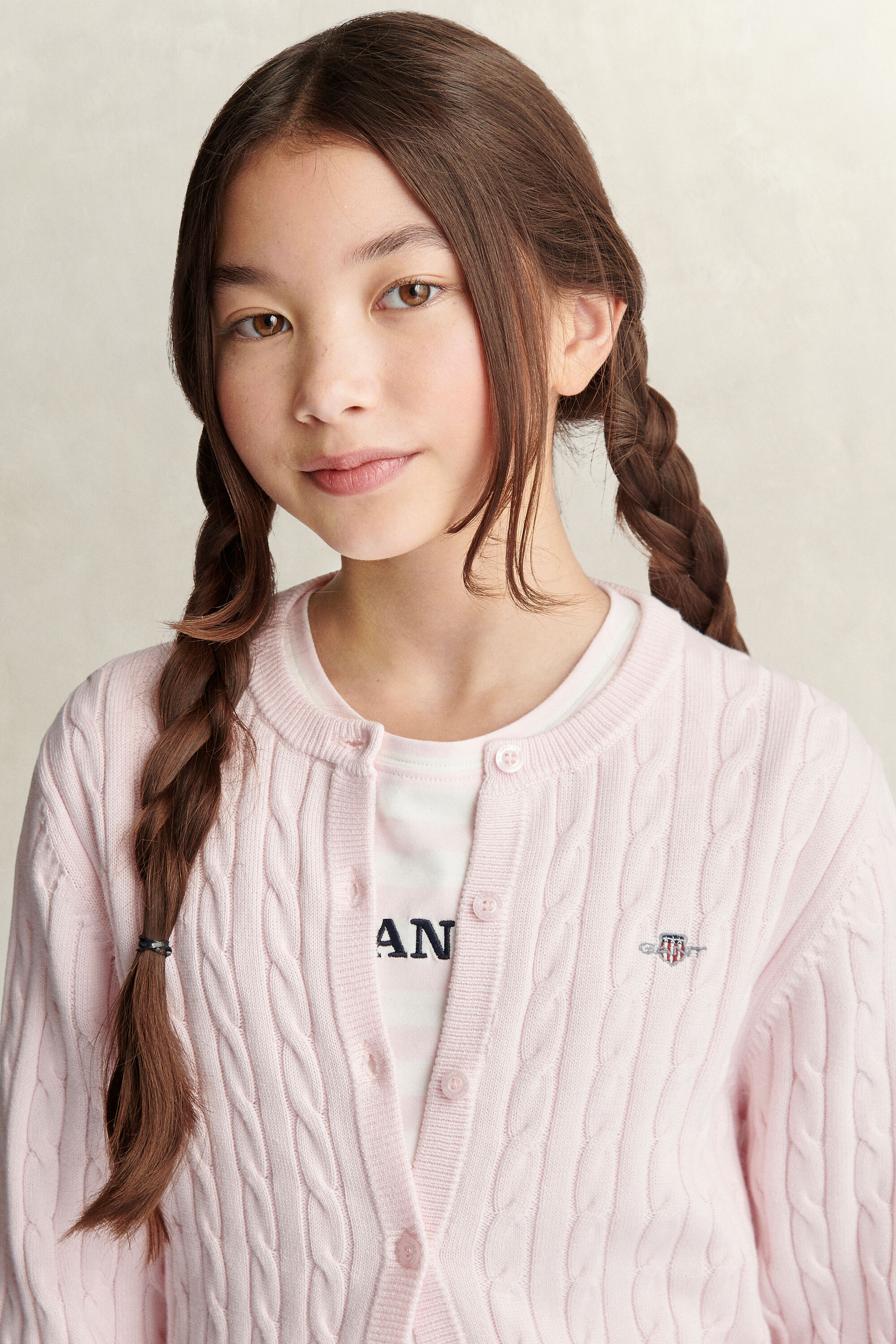 Cardigan en maille torsadée Ado Fille