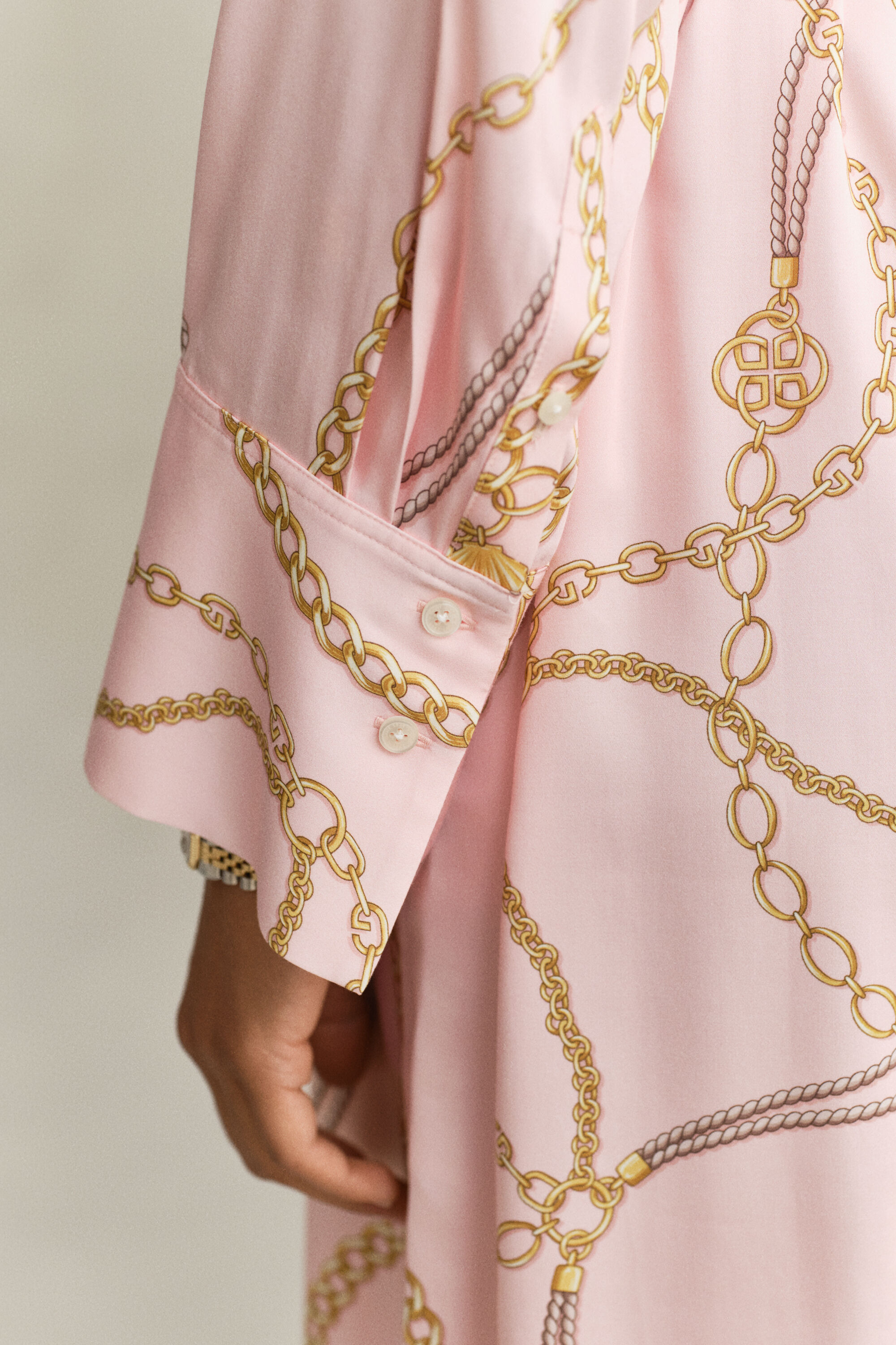 Robe-chemise à ceinture